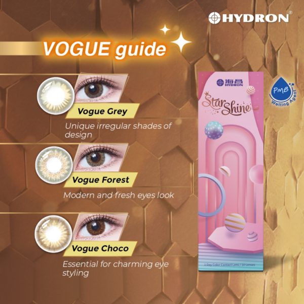 Horien Hydron Star Shine Daily Disposable Hydrogel Soft Color