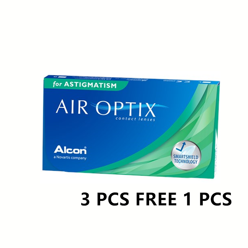 Alcon Air Optix Toric Silicon Hydrogel For Astigmatism Monthly Disposable Contact Lenses (3 pcs+