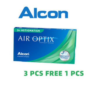 Alcon Air Optix Toric Silicon Hydrogel For Astigmatism Monthly Disposable Contact Lenses (3 pcs+1 pcs)