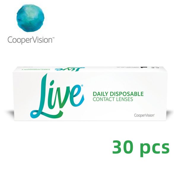 Cooper Vision Live 1 Day Daily Disposable Contact Lenses 30 PCS My Lens   Live 600x600 