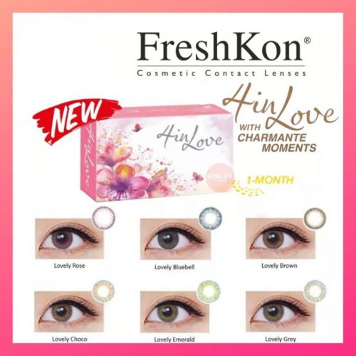 FreshKon 4 in Love Monthly Disposable Color Cosmetic Contact Lenses (2 ...