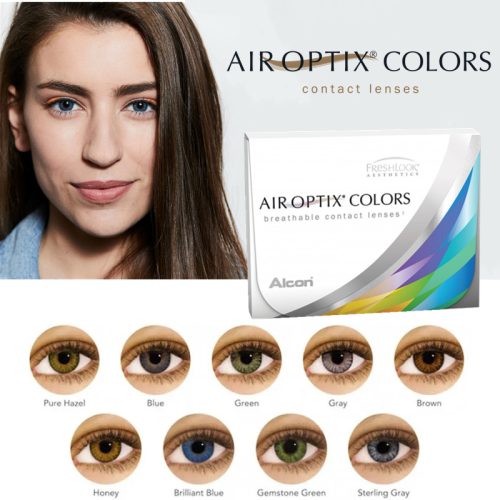 Air Optix Colors Cosmetic Monthly Disposable Contact Lenses( 2 Pcs ...