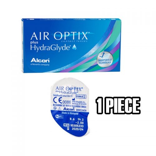 1 Piece Alcon Air Optix Plus Hydraglyde Monthly Silicone Hydrogel Contact Lens My Lens