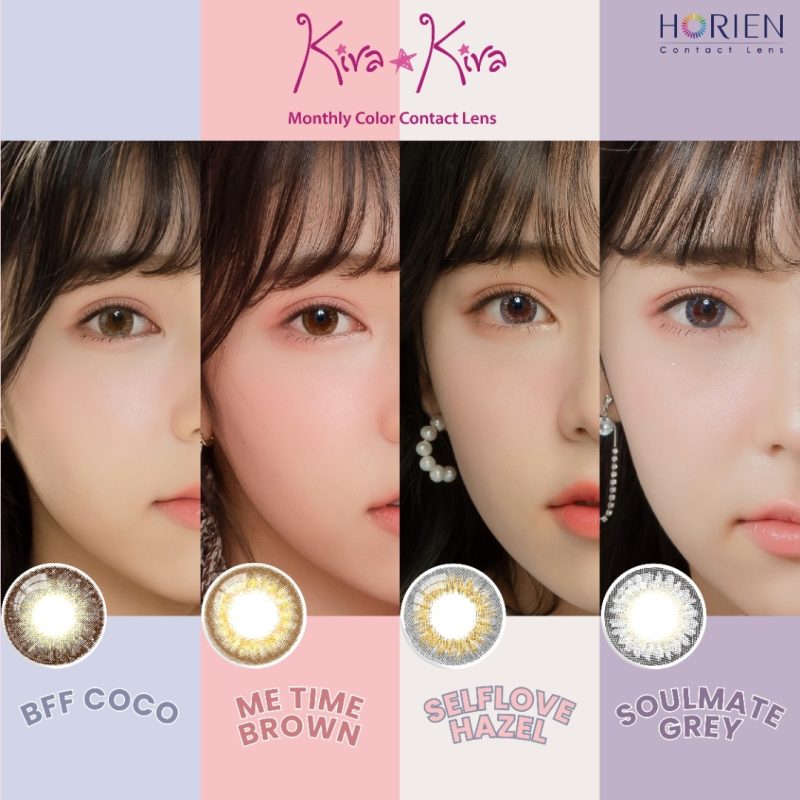 Horien Eye Secret Kira Kira Monthly Disposable Hydrogel Soft Contact ...