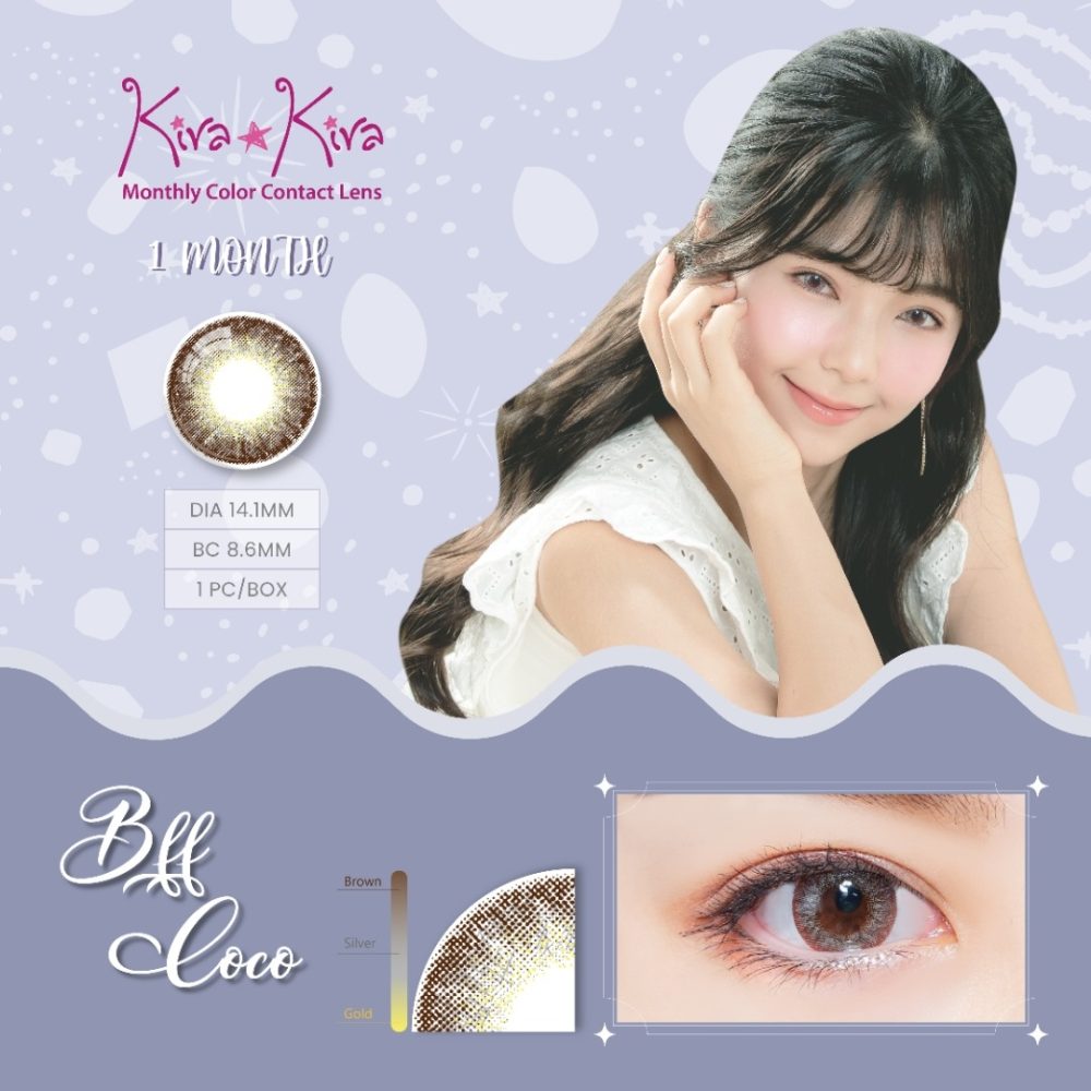 Horien Eye Secret Kira Kira Monthly Disposable Hydrogel Soft Contact