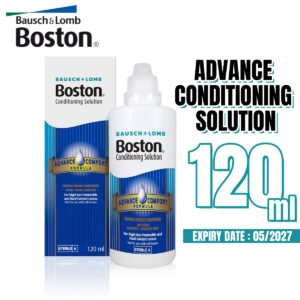 (120ml) Bausch & Lomb Boston Advance Conditioning Solution FOR RGP Lenses Comfort Formula
