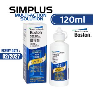 (120ml) Bausch & Lomb Boston Simplus Multi-Action Solution