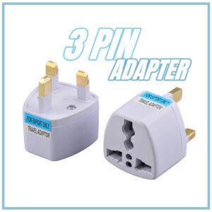 3 Pin Conversion Plug Universal Adapter British Socket Adapter Plug (1 PCS)