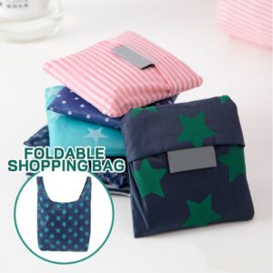 Folding Shopping Bag Recycle Bag Eco Handbag Foldable Reusable Travel Washable Space Saving Waterproof Grocery Sling Bag