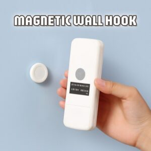 (1 PCS) Strong Magnetic Hooks Anti-Lost Magnet Storage Holder Self-adhesive Wall Mount Sticker Remote Control Holder