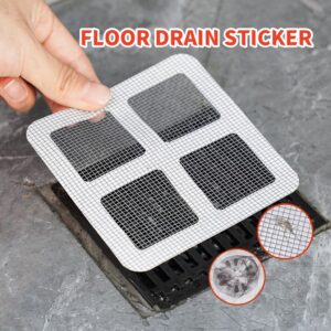 (1 PCS) Disposable Floor Drain Sticker Anti-blocking Filter Hair Catcher Insect-Proof Mesh Sewer Cover Kitchen Bathroom