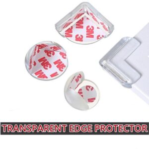 (1 PIECE) Baby Safety L SHAPE / ROUND Table Corner Guard Anti Collision Transparent Corner Edge Furniture Protector