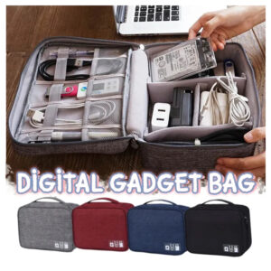 Travel Electronic Digital Gadget Storage Bag Large Capacity USB Cable Multifunction Carry Case Accessories Organizer