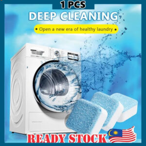 (1 PIECE) Useful Laundry Washing Machine Cleaner Tablet Descaler Deep Multifunctional Effervescent Washer Supplies Dirt