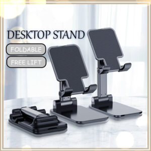 Foldable Phone Stand Adjustable Height Multiple Angle Desktop Tablet Holder Extendable Anti Slip Scratch Free Silicone