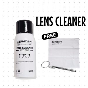 (100ml) Blincon Lens Cleaner Anti Fog Spray With Microfiber Cloth And Screwdriver Anti Mist Lens Spray Spectacle Use