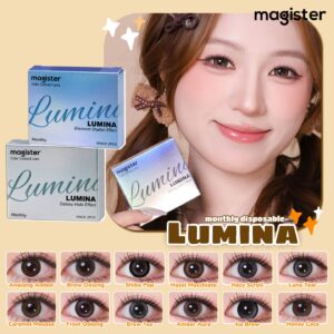 (2 pcs) Magister Lumina Monthly Disposable Cosmetic Color Contact Lens