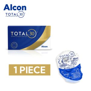 (1 PIECE ) Alcon Total 30 Monthly Disposable Contact Lenses